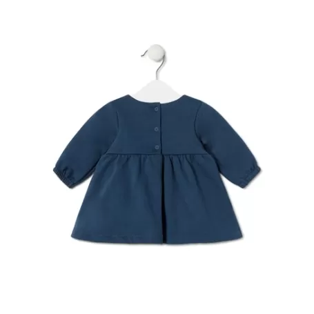 Shop Baby girls dress in Trend navy blue Bébé