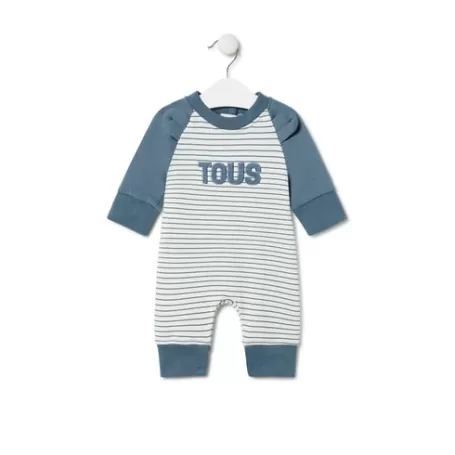 Outlet Baby playsuit in Classic blue Bébé