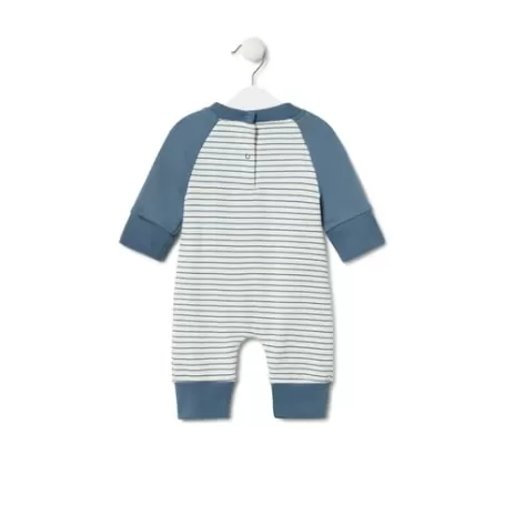 Outlet Baby playsuit in Classic blue Bébé