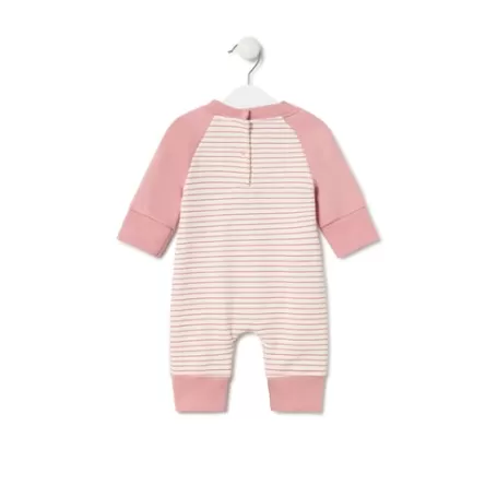 Clearance Baby playsuit in Classic pink Bébé