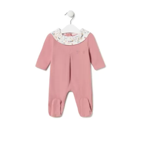 Cheap Baby playsuit in Geome pink Bébé