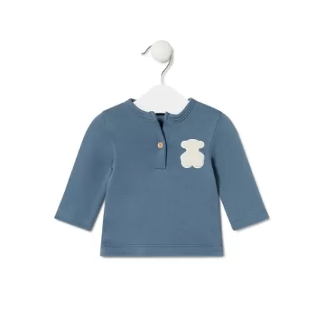 Hot Baby t-shirt in Classic blue Bébé