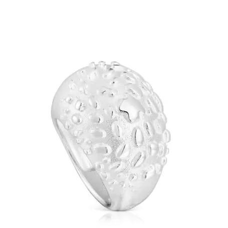 Fashion Bague bombée en Dybe Bagues En Argent | Bagues Grands