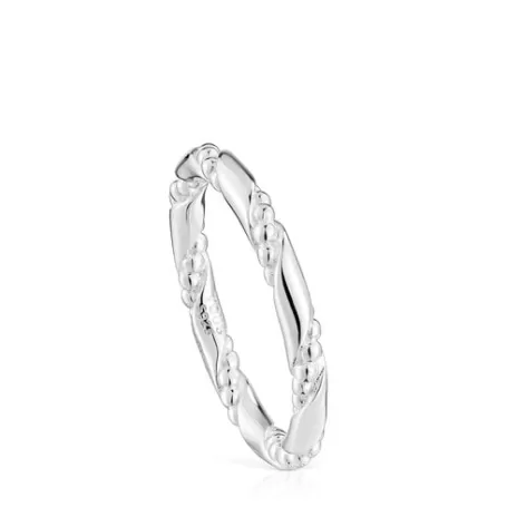 New Bague en argent petite Twisted Bagues En Argent