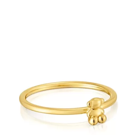 Shop Bague en or et ourson Bold Bear Bagues Petits