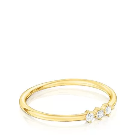 Flash Sale Bague Les Classiques barrette en et diamants Bagues En Or | Bagues Petits