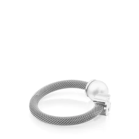 Store Bague Mesh en argent Bagues En Argent | Bagues Petits