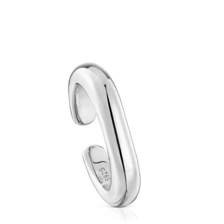 Store Bague ouverte en argent Line Bagues En Argent | Bagues Ouvertes