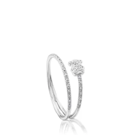 Store Bague Brillant en or blanc et diamants Bagues En Or | Bagues Petits