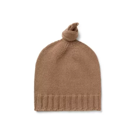 Cheap Beige baby hat with knot in Tricot beige Bébé