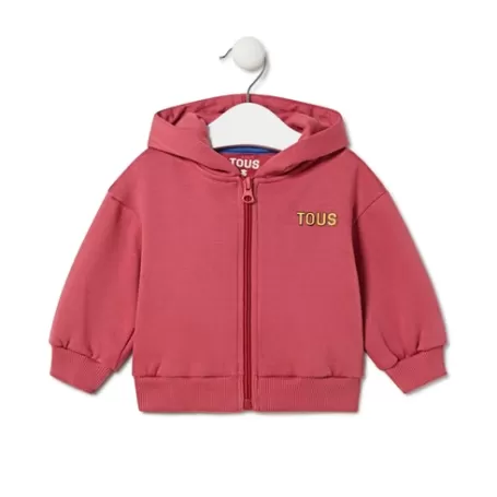 Fashion Bold Bear hoodie in Casual maroon Enfant Bébé | Enfant