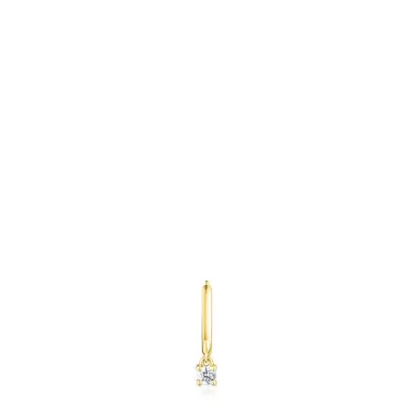 Cheap Boucle d’oreille anneau Basics en or et diamant Des Boucles D'oreilles En Or | Créoles