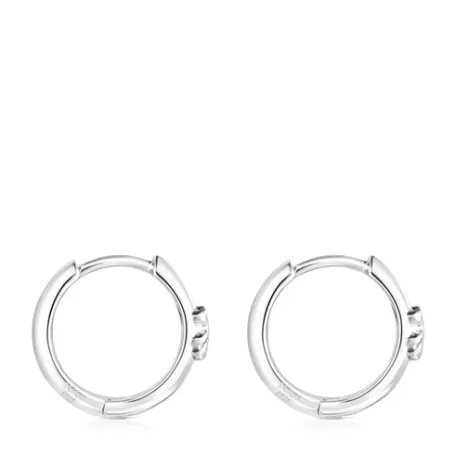 Best Boucles d’oreilles anneau ourson Basics en Boucles D'oreilles En Argent | Créoles