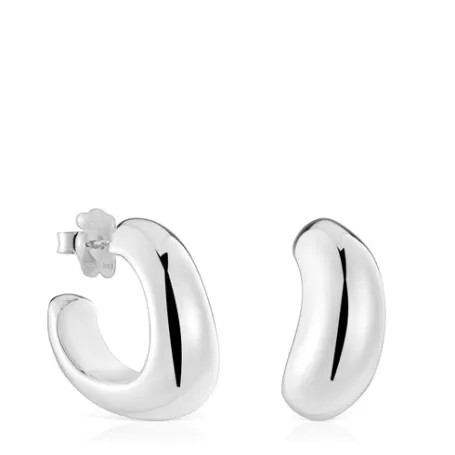 Cheap Boucles d’oreilles anneaux en argent Galia Basics Boucles D'oreilles En Argent | Créoles