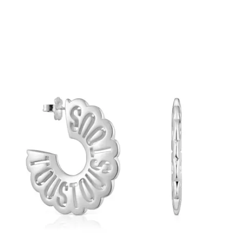 Discount Boucles d’oreilles anneaux en argent Miranda Boucles D'oreilles En Argent | Créoles