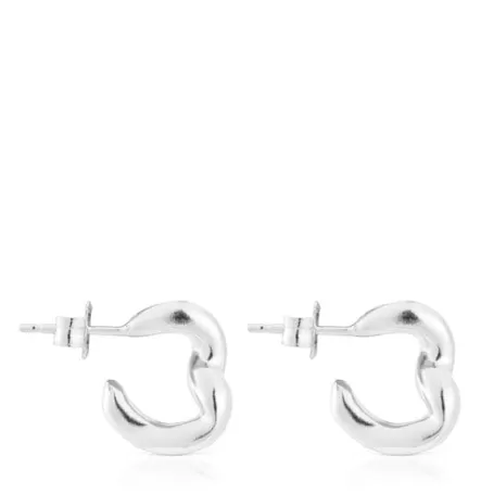 Clearance Boucles d’oreilles anneaux en New Hav Boucles D'oreilles En Argent