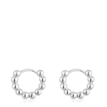 Sale Boucles d’oreilles anneaux en argent petites Gloss Boucles D'oreilles En Argent | Créoles