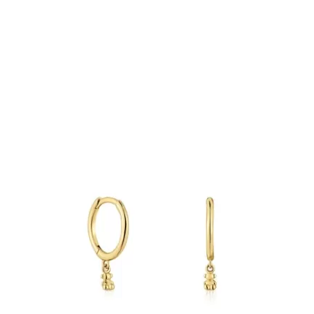 Best Sale Boucles d’oreilles anneaux en or et motif ourson Bold Bear Des Boucles D'oreilles En Or | Boucles D'oreilles Petits
