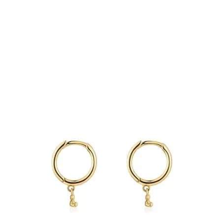 Best Sale Boucles d’oreilles anneaux en or et motif ourson Bold Bear Des Boucles D'oreilles En Or | Boucles D'oreilles Petits