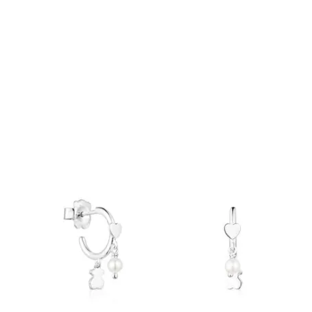 Best Boucles d'oreilles Cool Joy en Argent et Perles Boucles D'oreilles En Argent | Créoles