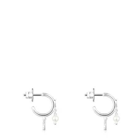 Best Boucles d'oreilles Cool Joy en Argent et Perles Boucles D'oreilles En Argent | Créoles