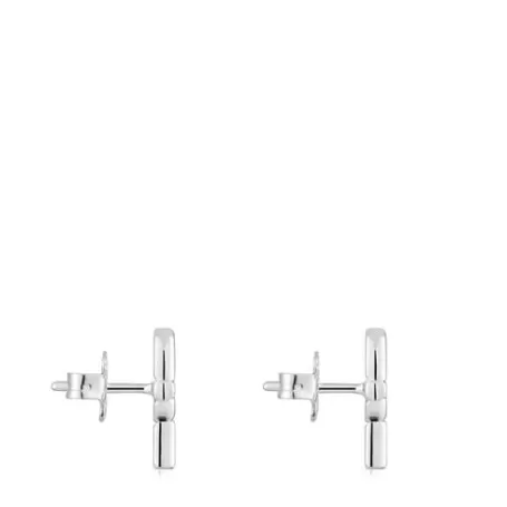 Cheap Boucles d’oreilles en 14 mm petites MANIFESTO Boucles D'oreilles En Argent | Boucles D'oreilles Petits