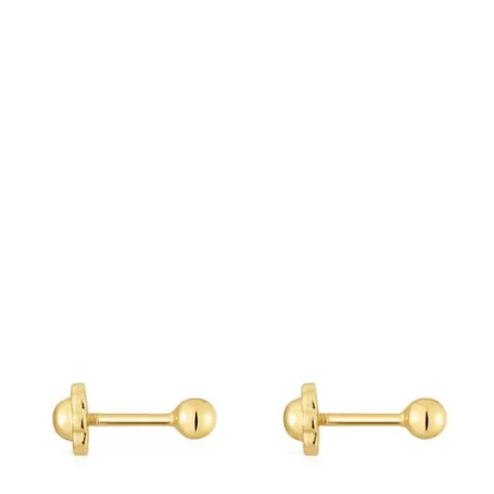 Outlet Boucles d’oreilles en or 3 mm Basics Des Boucles D'oreilles En Or | Boucles D'oreilles Petits