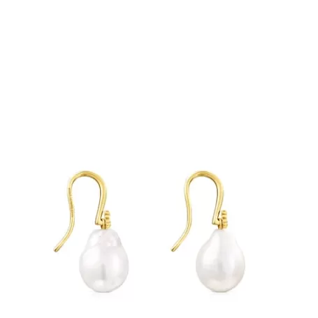 Cheap Boucles d’oreilles Gloss goutte en Argent vermeil et Perle Boucles D'oreilles En Argent | Boucles D'oreilles Perles