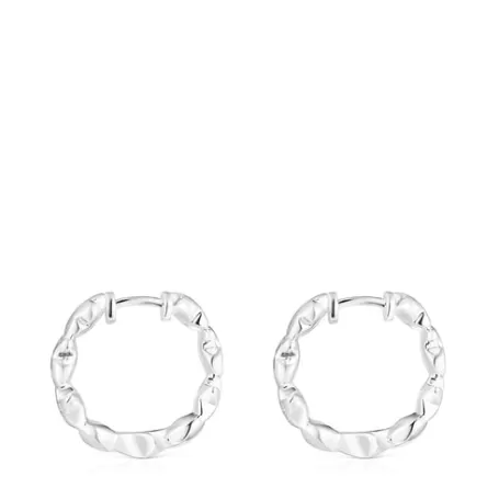 Cheap Boucles d'oreilles Mini Icons en Boucles D'oreilles En Argent | Créoles