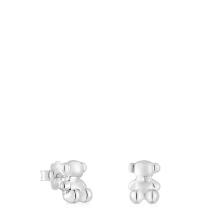 Shop Boucles d’oreilles ourson en 10 mm Bold Bear Boucles D'oreilles En Argent