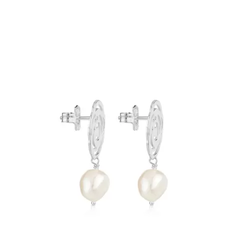 Discount Boucles d'oreilles Rosa d'Abril en Argent Boucles D'oreilles En Argent | Boucles D'oreilles Perles