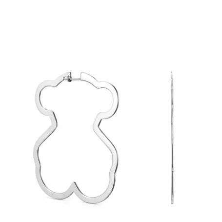 Best Sale Boucles d’oreilles Silueta ours en Boucles D'oreilles En Argent | Créoles