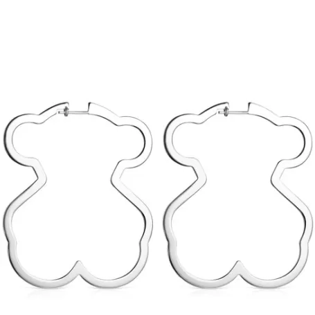 Best Sale Boucles d’oreilles Silueta ours en Boucles D'oreilles En Argent | Créoles