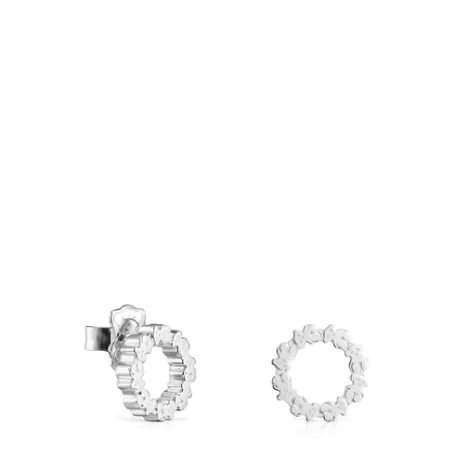 Clearance Boucles d’oreilles Straight disco petites en Boucles D'oreilles En Argent | Boucles D'oreilles Petits