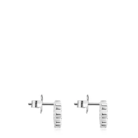 Clearance Boucles d’oreilles Straight disco petites en Boucles D'oreilles En Argent | Boucles D'oreilles Petits