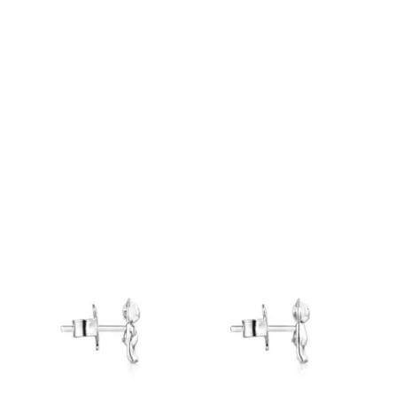 Hot Boucles d’oreilles Teddy Bear en Boucles D'oreilles En Argent | Boucles D'oreilles Petits