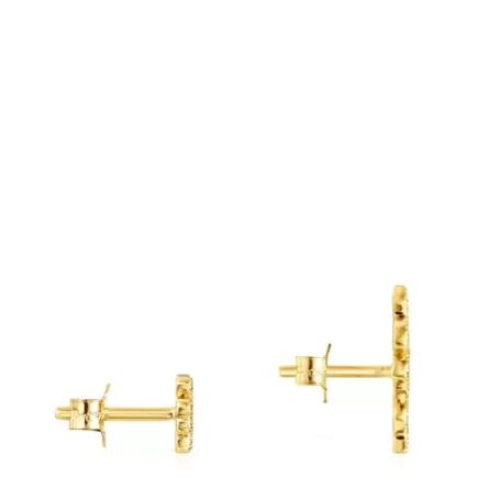 Online Boucles d’oreilles Good Vibes trèfle et serpent en Or et Diamants Des Boucles D'oreilles En Or | Boucles D'oreilles Petits