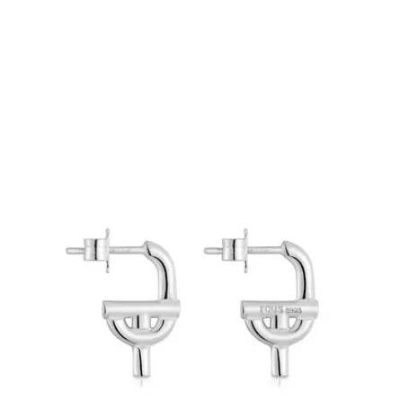 Store Boucles d’oreilles MANIFESTO en argent Boucles D'oreilles En Argent | Créoles