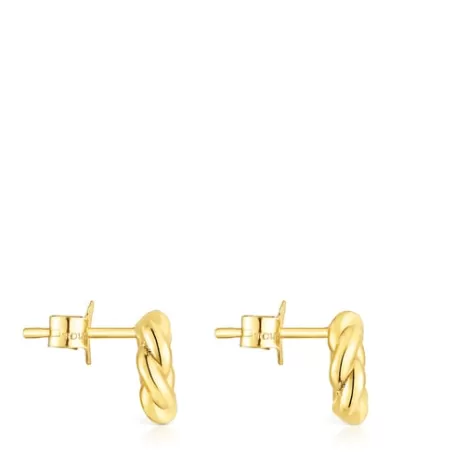 Clearance Boucles d'oreilles Twisted en or Des Boucles D'oreilles En Or | Boucles D'oreilles Petits