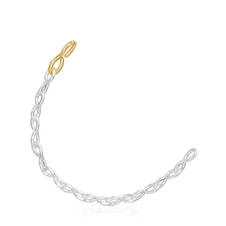 Cheap Bracelet Bent en argent et argent vermeil Bracelets En Argent | Bracelets Chaîne