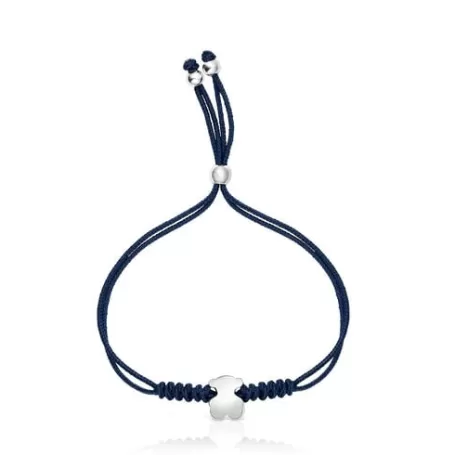 Cheap Bracelet Bold Motif en nylon avec motif ourson en Bracelets En Argent | Bracelets En Cordon Et Fil
