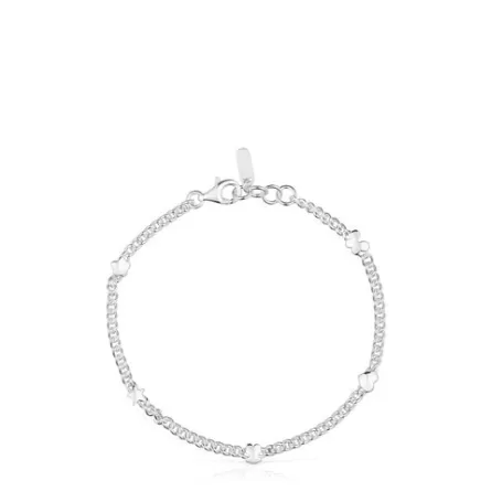 Clearance Bracelet chaîne en avec motifs Bold Motif Bracelets En Argent | Bracelets Chaîne