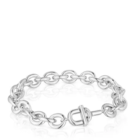 Cheap Bracelet chaîne en argent 19 cm MANIFESTO Bracelets En Argent | Bracelets Chaîne