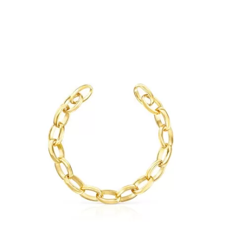 New Bracelet Hold ovale en Argent Vermeil Bracelets En Argent | Bracelets Chaîne