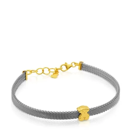 Clearance Bracelet Icon Mesh en Acier et Or Bracelets En Or | Bracelets Chaîne