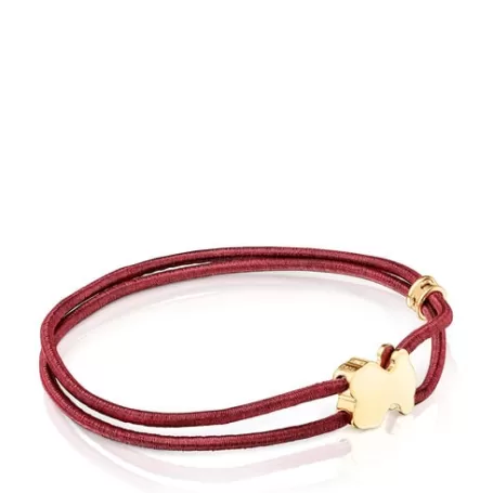 Cheap Bracelet élastique Sweet Dolls bordeaux Bracelets En Argent | Bracelets En Cordon Et Fil