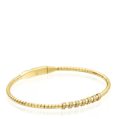 Best Sale Bracelet manchette en or et diamants Basics Bracelets En Or | Bracelets Manchette