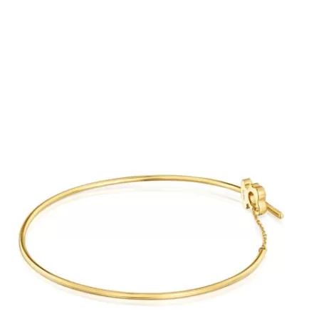 Hot Bracelet manchette en or et ourson I-Bear Bracelets En Or | Bracelets Manchette