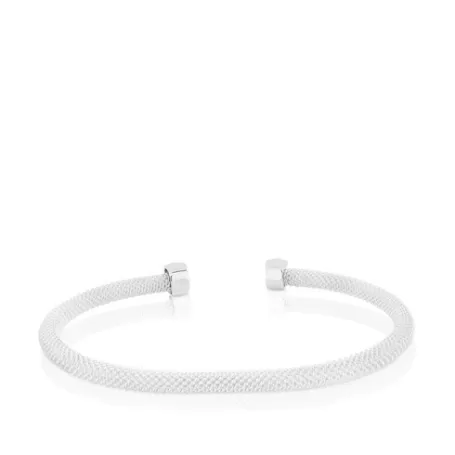 New Bracelet Mesh en Argent Bracelets En Argent | Bracelets Manchette