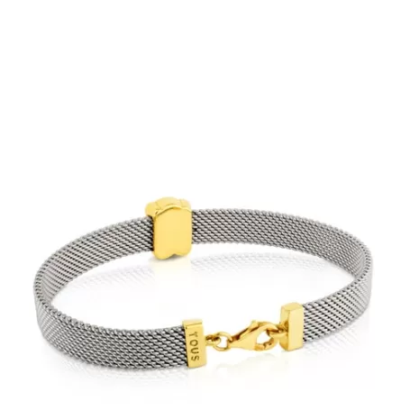 Fashion Bracelet Mesh en Or et Acier Bracelets En Or | Bracelets Chaîne